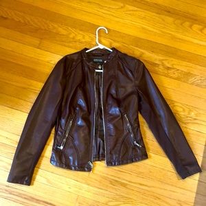 Faux leather Kenneth Cole reaction jacket